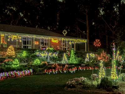 Maypole style light trees