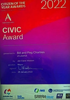 award Peg & Bill