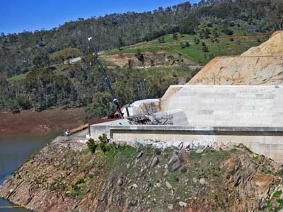 Spillway upgrade