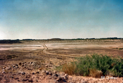 Track to Federal Ruins from
 Dalhousie Camp Grounds - July 1987