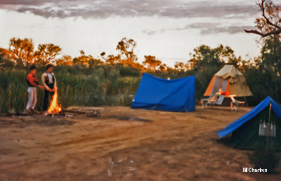 Camp Site Jason & Graham Chartres Muloorina Staion