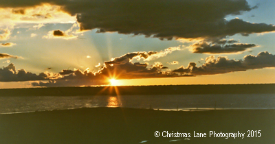 Sunset over Goyder Channel