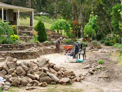 Peg building Rock Walls