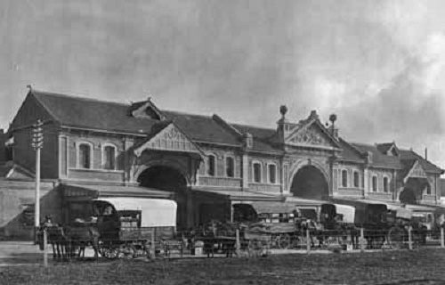 Greengrocers carts, New Market - East Tce.