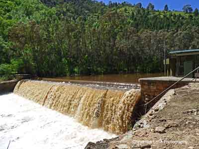 The Gorge Weir, River Torrens, Gorge Rd., Athelstone, SA.