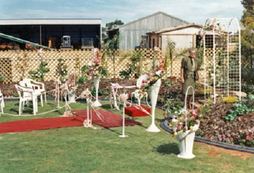 Photo - Wedding Garden Display